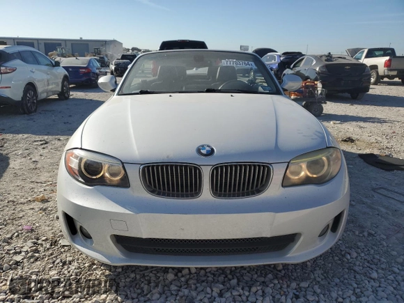 2013 BMW 1 Series 128i with VIN WBAUL7C53DVU09950, listed as a Copart auction lot 77703764 with 94,378 mi miles and Salvage title. Bid and sale history available at DreamBid. Image 5.