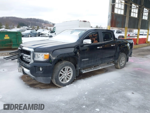 2015 GMC Canyon 4WD SLT with VIN 1GTG6CE39F1202730, listed as a IAAI auction lot 41510275 with 114,444 mi miles. Bid and sale history available at carsss.com. Image 18.