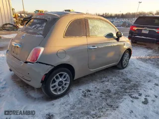 2012 FIAT 500 Pop with VIN 3C3CFFDR7CT181861, listed as a IAAI auction lot 41329821 with 108,287 mi miles. Bid and sale history available at carsss.com. Image 4.