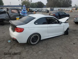2018 BMW 2 Series M240i with VIN WBA2J5C5XJVC07087, listed as a Copart auction lot 83638694 with 90,539 mi miles and Salvage Title. Bid and sale history available at carsss.com. Image 3.