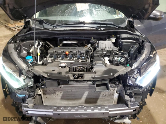 2021 Honda HR-V EX with VIN 3CZRU6H53MM706374, listed as a Copart auction lot 49824065 with 44,988 mi miles and Salvage Title. Bid and sale history available at carsss.com. Image 12.