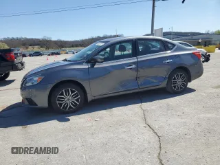 2017 Nissan Sentra SV with VIN 3N1AB7APXHL644562, listed as a Copart auction lot 48856325 with 95,878 mi miles and Salvage Title. Bid and sale history available at carsss.com. Image 1.