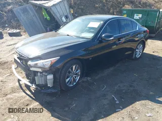 2014 Infiniti Q50 Sport with VIN JN1BV7AR8EM705762, listed as a IAAI auction lot 41685236 with 102,056 mi miles and . Bid and sale history available at DreamBid. Image 18.