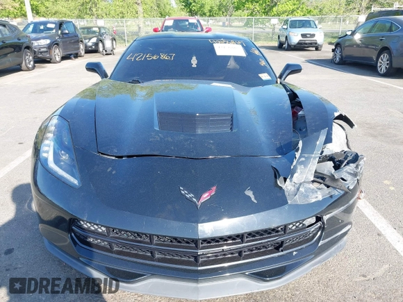 2017 Chevrolet Corvette 1LT with VIN 1G1YA2D74H5119714, listed as a IAAI auction lot 42156867 with 54,761 mi miles and . Bid and sale history available at DreamBid. Image 12.