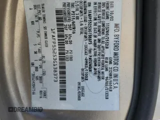2003 Ford Taurus SES Standard z VIN 1FAFP55253G138373, wystawiony jako Copart lot #57124335 z przebiegiem 89 136 mil mil oraz Szkoda całkowita • Salvage title. Historia ofert i sprzedaży dostępna na DreamBid. Obrazek 12.