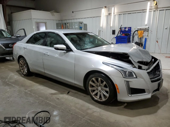 2015 Cadillac CTS AWD with VIN 1G6AW5SX2F0111350, listed as a Copart auction lot 82567214 with 116,936 mi miles and Salvage title. Bid and sale history available at DreamBid. Image 4.