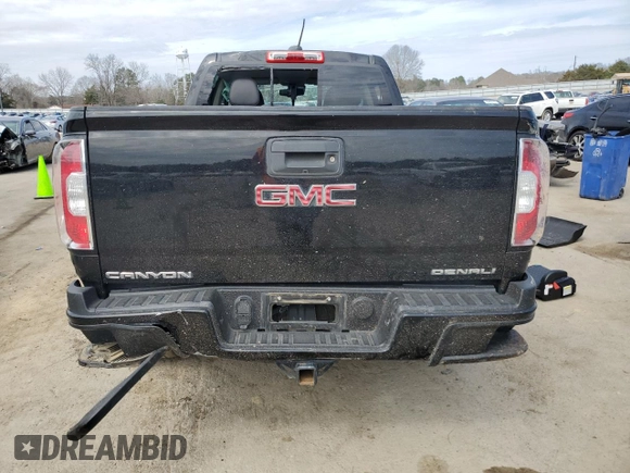 2017 GMC Canyon 4WD Denali with VIN 1GTG6EEN0H1181427, listed as a Copart auction lot 47366115 with 130,544 mi miles and Salvage Title. Bid and sale history available at carsss.com. Image 6.