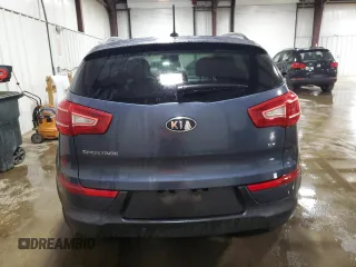 2011 Kia Sportage EX with VIN KNDPCCA22B7041389, listed as a Copart auction lot 60989105 with 98,542 mi miles and Salvage title. Bid and sale history available at DreamBid. Image 6.