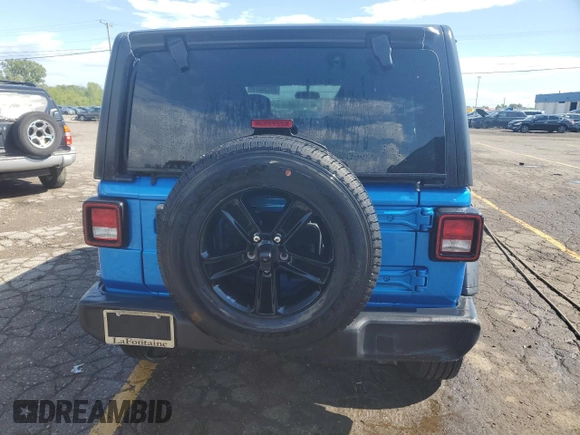 2023 Jeep Wrangler Sport with VIN 1C4HJXDN6PW543133, listed as a Copart auction lot 69230224 with 5,370 mi miles and Clean Title. Bid and sale history available at DreamBid. Image 6.