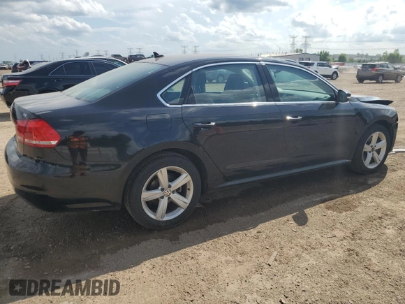 2015 Volkswagen Passat Limited Edition with VIN 1VWAS7A35FC091495, listed as a Copart auction lot 62063035 with 114,870 mi miles and Salvage title. Bid and sale history available at DreamBid. Image 3.