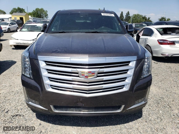 2017 Cadillac Escalade Platinum with VIN 1GYS4DKJ4HR127555, listed as a Copart auction lot 53162405 with 119,934 mi miles and Salvage Title. Bid and sale history available at carsss.com. Image 5.