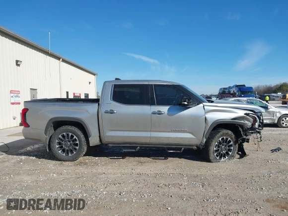 2023 Toyota Tundra Limited with VIN 5TFJA5DB7PX099444, listed as a IAAI auction lot 41654578 with 43,842 mi miles and . Bid and sale history available at DreamBid. Image 13.