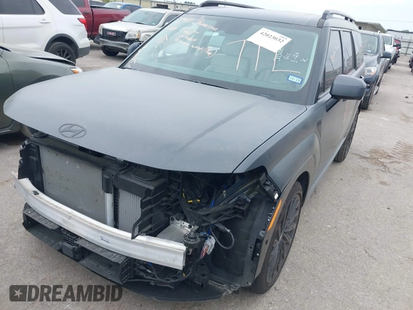 2024 Hyundai Santa Fe Calligraphy with VIN 5NMP54GL0RH058551, listed as a IAAI auction lot 42023032 with 7,053 mi miles and . Bid and sale history available at DreamBid. Image 2.