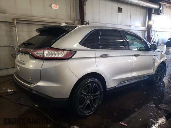 2018 Ford Edge SEL with VIN 2FMPK4J99JBB29668, listed as a Copart auction lot 45470825 with 133,803 mi miles and Salvage Title. Bid and sale history available at carsss.com. Image 3.