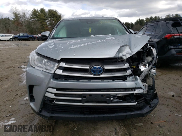 2019 Toyota Highlander Hybrid LE with VIN 5TDBGRFHXKS058784, listed as a Copart auction lot 39106543 with 213,618 mi miles and . Bid and sale history available at DreamBid. Image 5.