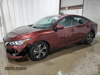 2021 Nissan Sentra SV with VIN 3N1AB8CV6MY240656, listed as a Copart auction lot 65338695 with 82,383 mi miles and Clean title. Bid and sale history available at DreamBid. Image 1.
