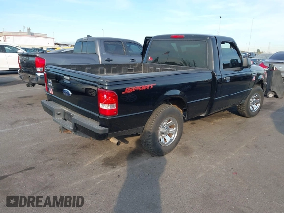 2009 Ford Ranger XL with VIN 1FTYR10D89PA07039, listed as a IAAI auction lot 41403688 with 131,782 mi miles. Bid and sale history available at carsss.com. Image 4.