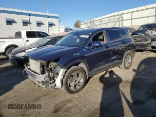 2021 Hyundai Santa Fe SE with VIN 5NMS1DAJ0MH333941, listed as a Copart auction lot 46282625 with 63,610 mi miles and Salvage Title. Bid and sale history available at carsss.com. Image 1.