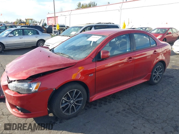 2015 Mitsubishi Lancer SE with VIN JA32V2FW7FU024779, listed as a IAAI auction lot 40681839 with Not Provided miles. Bid and sale history available at carsss.com. Image 2.