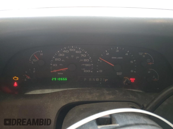 2004 Ford F-250 XL с VIN 1FTNF21L94EC06130, выставлен на аукционе Copart как лот 46876595 с пробегом 291 066 миль миль и На запчасти • Non repairable. История ставок и продаж доступна на DreamBid. Изображение 9.
