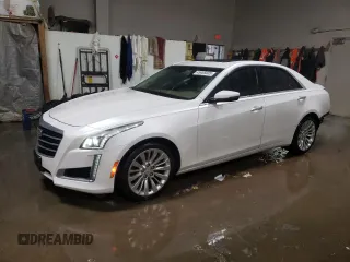 2015 Cadillac CTS Luxury AWD with VIN 1G6AX5SX4F0114053, listed as a Copart auction lot 45485935 with 61,272 mi miles and Salvage Title. Bid and sale history available at DreamBid. Image 1.