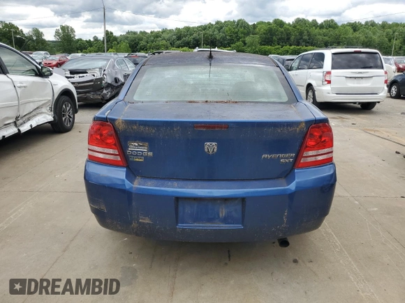 2010 Dodge Avenger SXT with VIN 1B3CC4FD8AN164219, listed as a Copart auction lot 56422784 with 318,866 mi miles and Salvage Title. Bid and sale history available at DreamBid. Image 6.