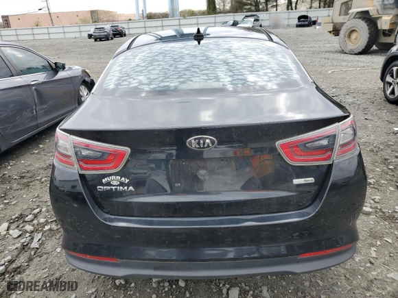 2015 Kia Optima Hybrid with VIN KNAGM4AD9F5081794, listed as a Copart auction lot 52719485 with 152,689 mi miles and Salvage Title. Bid and sale history available at carsss.com. Image 6.