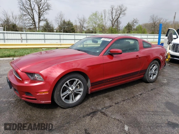 2013 Ford Mustang V6 with VIN 1ZVBP8AM6D5271610, listed as a Copart auction lot 50875295 with 220,833 mi miles and Salvage Title. Bid and sale history available at carsss.com. Image 1.