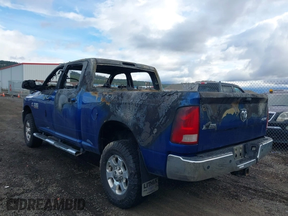 2016 Ram 2500 SLT with VIN 3C6UR5DL4GG260925, listed as a IAAI auction lot 41851580 with Not Provided miles. Bid and sale history available at carsss.com. Image 3.