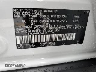 2024 Toyota Venza LE with VIN JTEAAAAH0RJ163536, listed as a Copart auction lot 66150124 with 3,169 mi miles and Salvage Title. Bid and sale history available at carsss.com. Image 15.