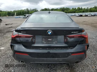 2022 BMW 4 Series 430i xDrive with VIN WBA73AP01NCJ51756, listed as a Copart auction lot 58590465 with Not provided miles and Salvage title. Bid and sale history available at DreamBid. Image 6.