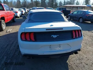 2018 Ford Mustang EcoBoost Premium with VIN 1FATP8UH7J5132500, listed as a IAAI auction lot 41537389 with 96,166 mi miles and . Bid and sale history available at carsss.com. Image 16.