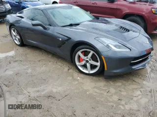 2014 Chevrolet Corvette 1LT with VIN 1G1YB2D74E5116031, listed as a Copart auction lot 74008254 with Not provided miles and Non repairable. Bid and sale history available at DreamBid. Image 4.