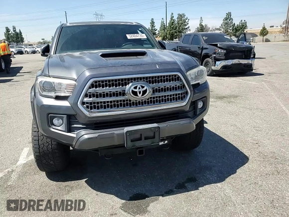 2017 Toyota Tacoma SR5 with VIN 3TMCZ5AN3HM076315, listed as a Copart auction lot 53828955 with 172,923 mi miles and Salvage Title. Bid and sale history available at carsss.com. Image 10.