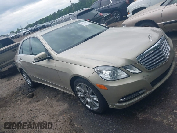 2013 Mercedes-Benz E 350 Luxury with VIN WDDHF5KB4DA728326, listed as a IAAI auction lot 42097905 with 120,370 mi miles and . Bid and sale history available at DreamBid. Image 1.