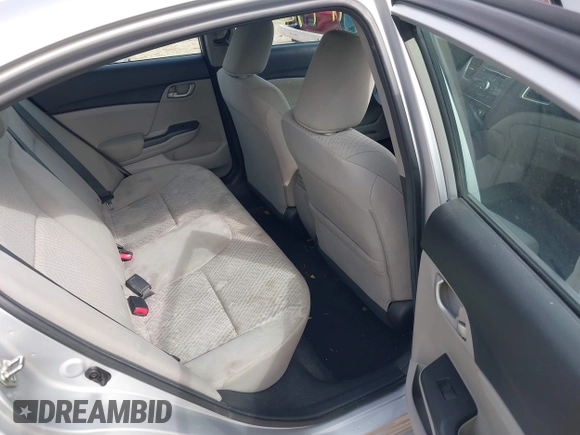 2014 Honda Civic Sedan LX with VIN 19XFB2F59EE010303, listed as a IAAI auction lot 41942211 with 118,530 mi miles. Bid and sale history available at carsss.com. Image 8.