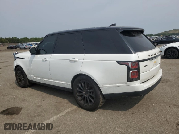 2019 Land Rover Range Rover HSE z VIN SALGS2SV4KA525727, wystawiony jako Copart lot #60327345 z przebiegiem 56 543 mil mil oraz Szkoda całkowita • Salvage title. Historia ofert i sprzedaży dostępna na DreamBid. Obrazek 2.