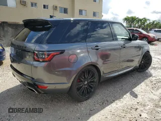 2019 Land Rover Range Rover Sport HSE Dynamic with VIN SALWV2SV9KA426677, listed as a Copart auction lot 71195864 with 0 mi miles and Salvage Title. Bid and sale history available at carsss.com. Image 3.