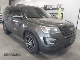 2016 Ford Explorer Sport with VIN 1FM5K8GT9GGB55500, listed as a IAAI auction lot 41981007 with 213,665 mi miles and . Bid and sale history available at carsss.com. Image 1.