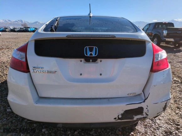 2010 Honda Accord Crosstour EX-L with VIN 5J6TF2H55AL002652, listed as a Copart auction lot 46709495 with 190,433 mi miles and Salvage Title. Bid and sale history available at carsss.com. Image 6.