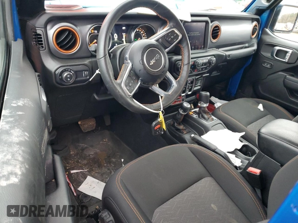 2023 Jeep Gladiator Mojave с VIN 1C6JJTEG7PL580727, выставлен на аукционе Copart как лот 89020825 с пробегом 12 707 миль миль и Списание • Salvage title. История ставок и продаж доступна на DreamBid. Изображение 8.