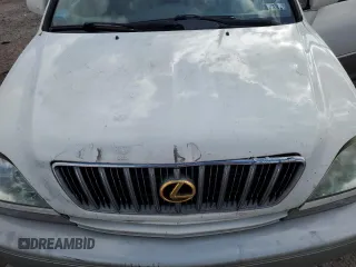 2001 Lexus RX 300 with VIN JTJHF10U110227769, listed as a Copart auction lot 53426095 with 169,878 mi miles and Salvage Title. Bid and sale history available at carsss.com. Image 12.
