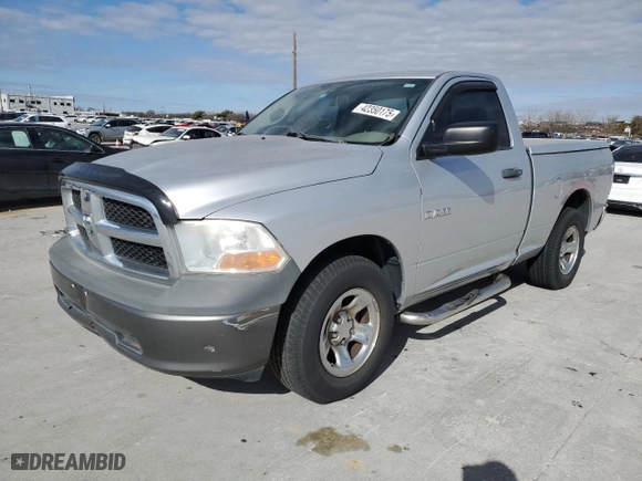 2009 Dodge Ram 1500 ST with VIN 1D3HB16K49J500396, listed as a Copart auction lot 42350175 with 100,378 mi miles and Clean Title. Bid and sale history available at carsss.com. Image 1.