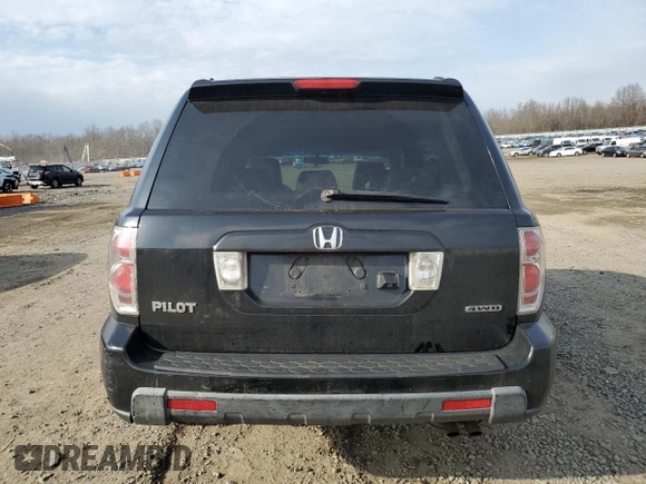2008 Honda Pilot EX-L with VIN 5FNYF18728B039260, listed as a Copart auction lot 50144025 with 159,571 mi miles and Salvage title. Bid and sale history available at DreamBid. Image 6.