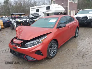 2023 Kia Forte GT-Line with VIN 3KPF54AD1PE602279, listed as a IAAI auction lot 41196633 with 17,423 mi miles. Bid and sale history available at carsss.com. Image 6.