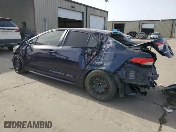 2022 Toyota Corolla LE with VIN 5YFEPMAE5NP296052, listed as a Copart auction lot 46070875 with Not Provided miles and Non Repairable. Bid and sale history available at carsss.com. Image 2.