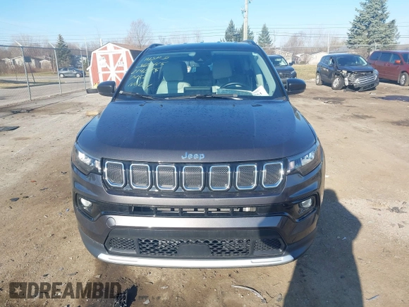 2022 Jeep Compass High Altitude with VIN 3C4NJDCB6NT197452, listed as a IAAI auction lot 41892361 with Not Provided miles and . Bid and sale history available at DreamBid. Image 11.