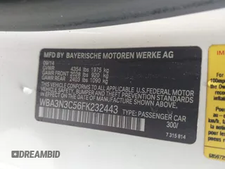 2015 BMW 4 Series 428i z VIN WBA3N3C56FK232443, wystawiony jako IAAI lot #39235619 z przebiegiem 134 041 mil mil oraz . Historia ofert i sprzedaży dostępna na DreamBid. Obrazek 9.