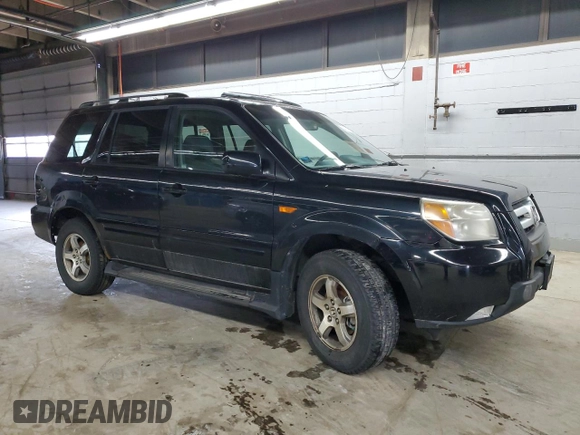 2006 Honda Pilot EX-L with VIN 2HKYF18766H539257, listed as a Copart auction lot 49101135 with 123,968 mi miles and Clean Title. Bid and sale history available at DreamBid. Image 4.