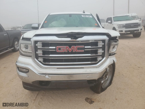 2018 GMC Sierra 1500 SLT with VIN 3GTU2NEJXJG621933, listed as a Copart auction lot 43001435 with 0 mi miles and Salvage Title. Bid and sale history available at carsss.com. Image 5.
